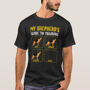 T-shirt guide de dressage de chien berger allemand maman b