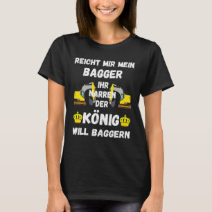 T-shirt Guide de la machine du conducteur d'excavateur Kin