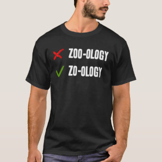 T-shirt Guide de prononciation de zoologie