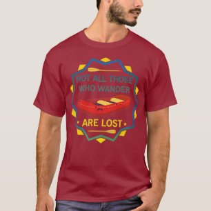 T-shirt Guide de Rafting fluvial Voyage flottant Canoë-ka
