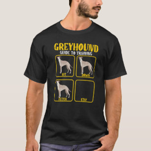 T-shirt guide d'entraînement pour chien de whippet greyhou