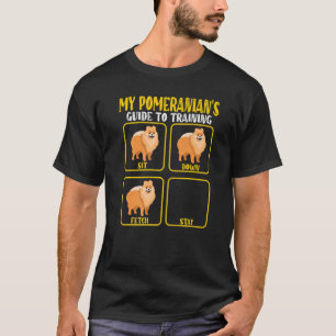 T-shirt Guide d'entraînement pour chiens de Poméranie