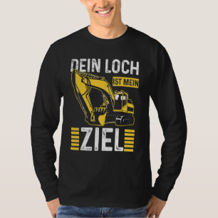 T-shirt Guide d'excavateur de Digger Mens Excavateur Condu