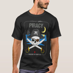 T-shirt Guide du débutant pour le piratage crâne effrayant