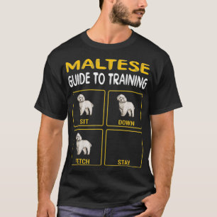 T-shirt Guide Maltais D'Entraînement Obedience Chien