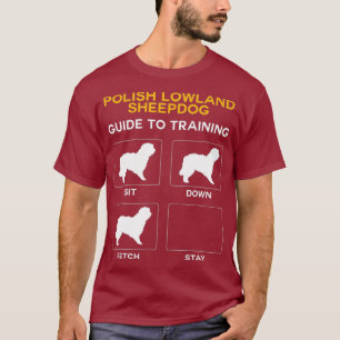 T-shirt Guide Polonais De Chien De Pays Bas Pour L'Entraîn