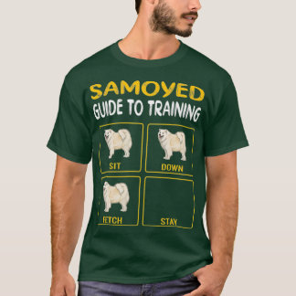 T-shirt Guide Samoyé Pour L'Entraînement De L'Obéissance D