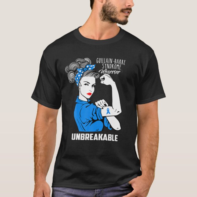 T-shirt Guillain-Barre - Guerrier du syndrome de Guillain  (Devant)