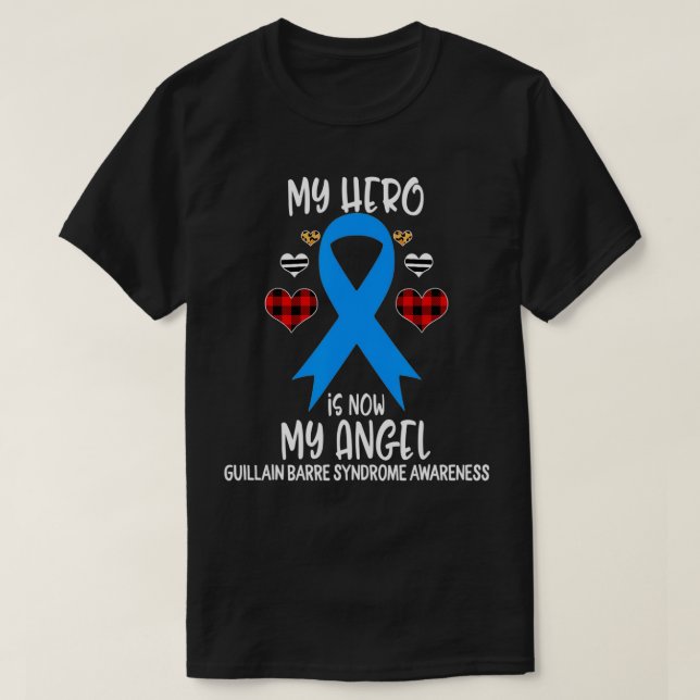 T-shirt Guillain Barre Syndrome Sensibilisation Héros du S (Design devant)