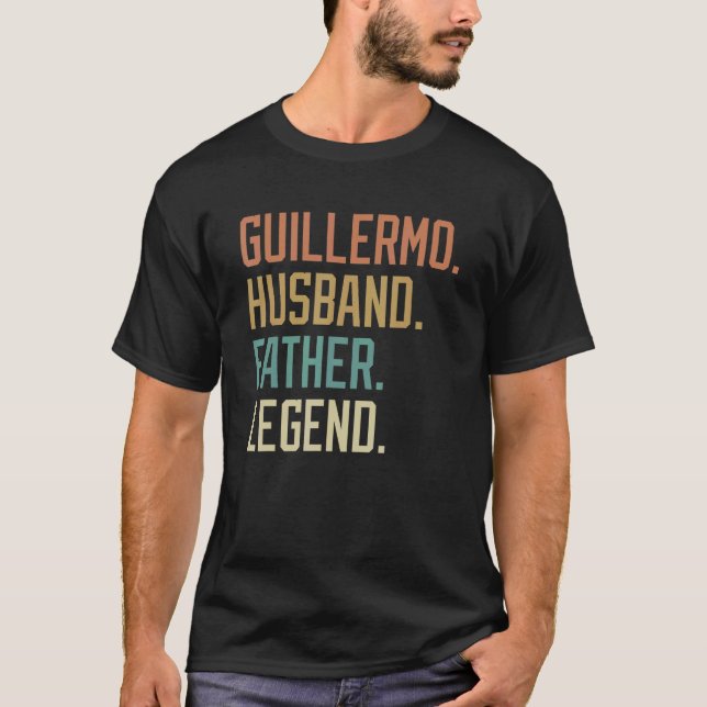 T-shirt Guillermo Mari Père Légende Fête des pères Rétro (Devant)