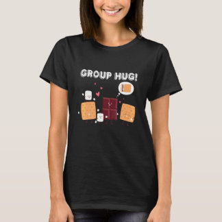 T-shirt Guimauves de camping S'mores Groupe de camping H