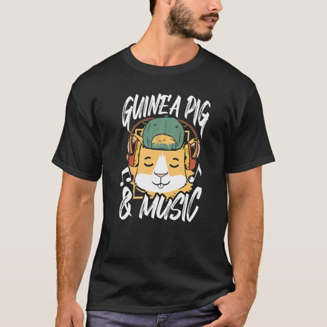 T-shirt Guine Guine Guine, Amoureux des animaux De Cochon  (Devant)