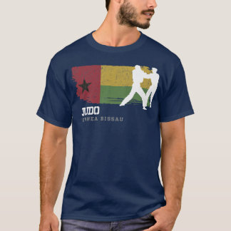 T-shirt Guinea Bissau Judo Fighter Japanese Martial Arts J