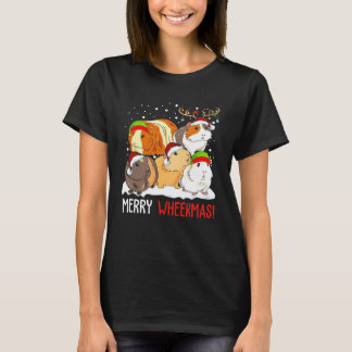 T-shirt Guinea Pig Christmas Merry Wheekmas  Guinea Pigs