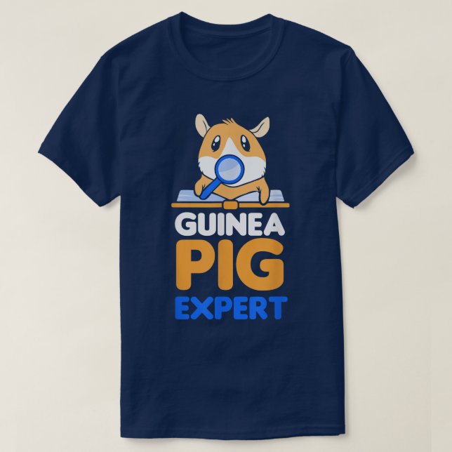 T-shirt Guinea Pig Expert Cute Lover Pet Animal399 (Design devant)