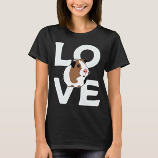 T-shirt Guinea Pig Lover Animal Funny Girls Women Mom Kids