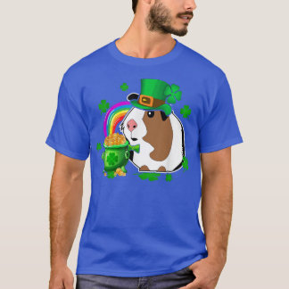 T-shirt Guinea pig Shamrock Rainbow Guinea pig Leprechaun 
