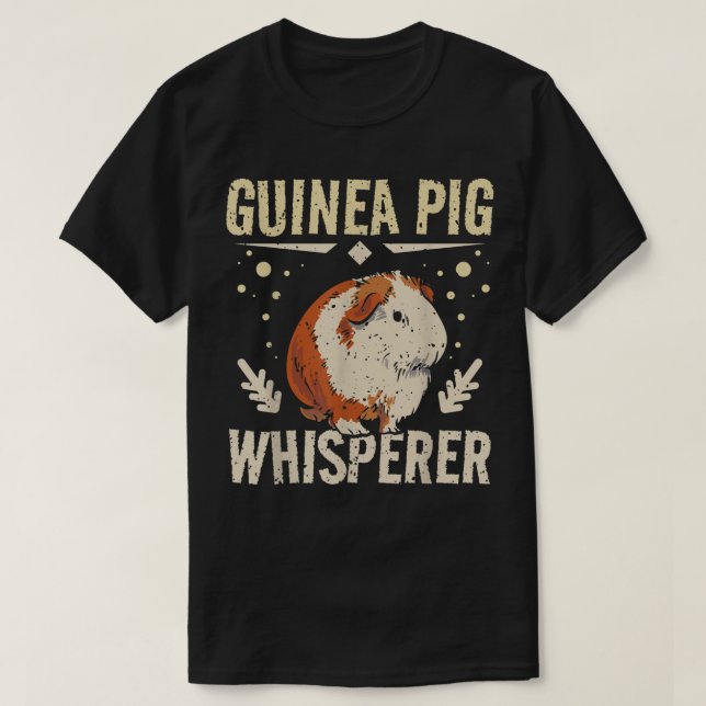 T-shirt Guinea Pig Whisperer 2474  (Design devant)