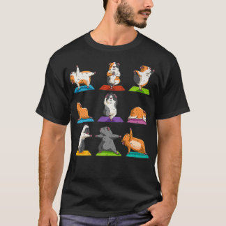 T-shirt Guinea Pig Yoga Position Workout Gift Premium 