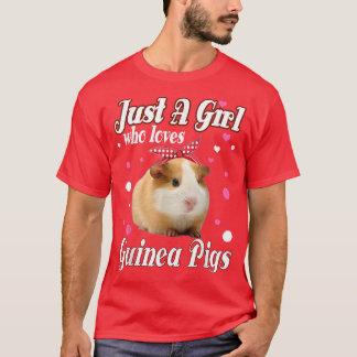 T-shirt Guinea Pigs Just A Girl Who Loves