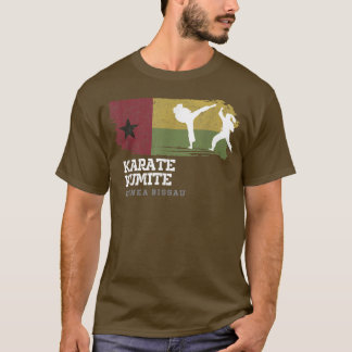 T-shirt Guinée Bissau Karate Kumite Arts martiaux femmes G