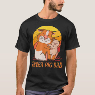 T-shirt Guinée Cochon Papa Rodent Cadeau Guinée Cochons Pè