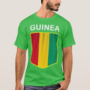 T-shirt Guinée Drapeau Emblème Guinéen Pride Ancestry Heri