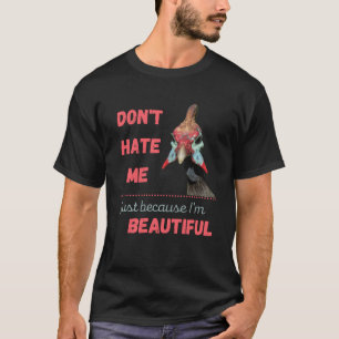 T-shirt Guinée Hen Fowl Volaille ferme drôle femmes pays P