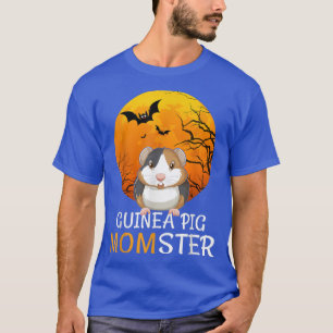 T-shirt Guinée Momster de porc drôle Femmes Halloween