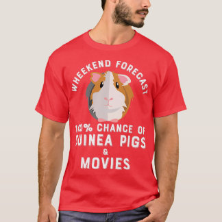 T-shirt Guinée Pig Films Cadeau Guinée Pigs Vidéo Week-end