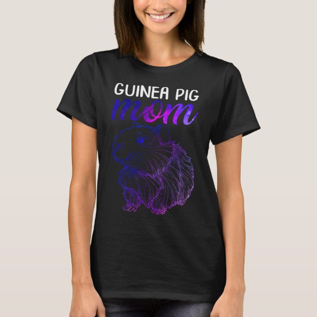 T-shirt Guinée Pig Mom Cute Furry Potaty Cavy Guinée Mom M (Devant)