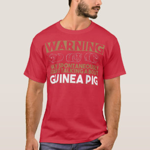 T-shirt Guinéen Avertissement À Propos Des Cochons De Guin