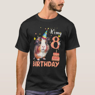 T-shirt Guinéen Cochon 8 ans Cavy 8e anniversaire Toddler 