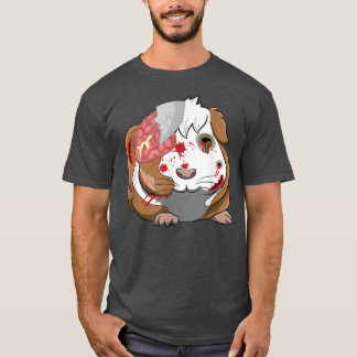 T-shirt Guinéen Pig Zombie, Halloween pour enfant