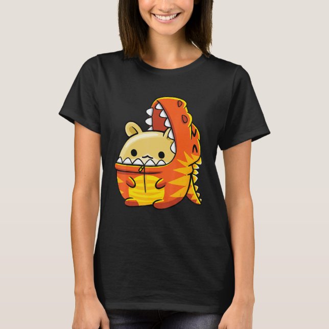 T-shirt Guinéen Portant Du Rex Dinosaur Golden Ou Un Syrie (Devant)