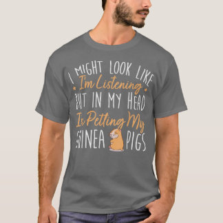 T-shirt Guinéenne Cochon fille animal de compagnie Guinée