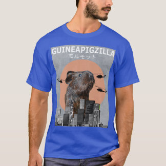 T-shirt Guinepigzilla Guinepigzilla Animal Chiens de Guiné