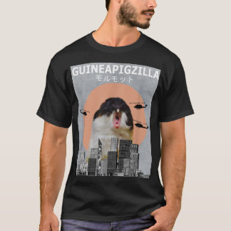 T-shirt Guinepigzilla Guinepigzilla Animal Chiens de Guiné