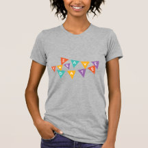 Guirlande colorée "Joyeux Anniversaire" Graphisme