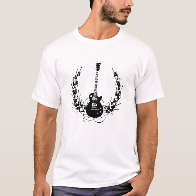 T-shirt Guirlande de guitare (Devant)