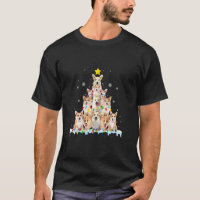 Guirlande de Noël drôle de corgi arbre lumineux ch
