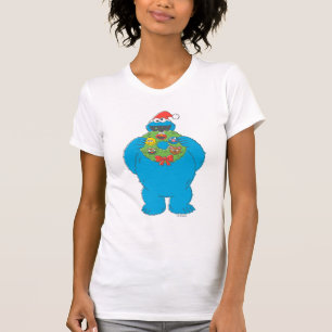 T-shirt Guirlande de Noël vintage Monster Cookies