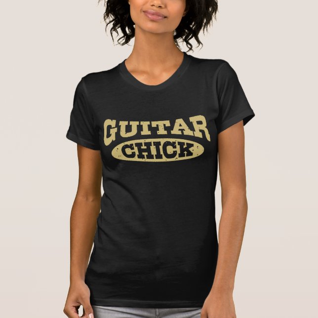 T-shirt Guitar Chick (Devant)