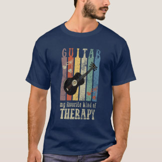 T-shirt Guitar is my favorite kind of therapy friend