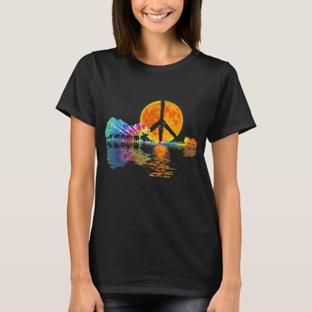 T-shirt Guitar Lake Shadow (Devant)