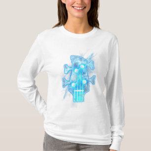 T-shirt Guitar Lover   Head of A Bass Guitar Player