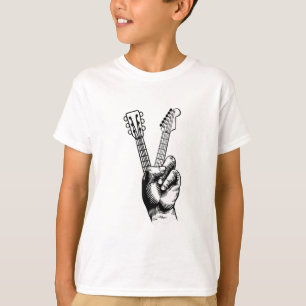 T-shirt Guitar Lover Say Hi Guitar