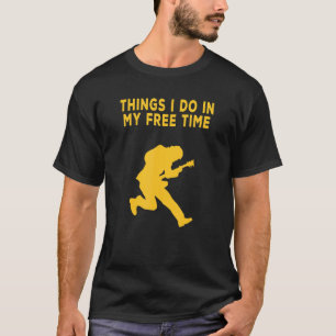 T-shirt Guitar Rockstar Ce Que Je Fais Dans Ma Musique Tem