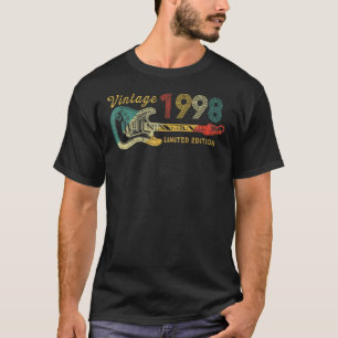 T-shirt Guitare 24 ans Vintage 1998