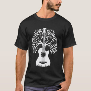 T-shirt Guitare acoustique arbre de vie guitariste guitari